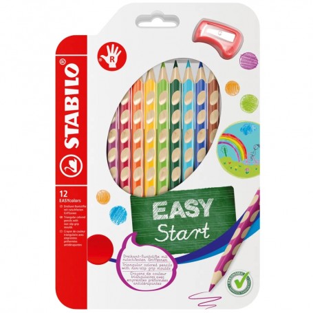 Ergonomic colored pencil STABILO EASYcolors
