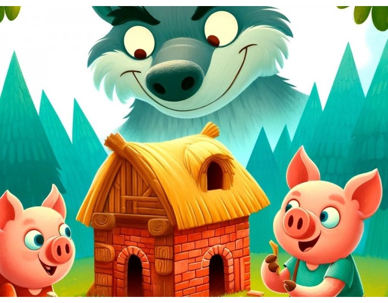 The Three Little Pigs and the Big Bad Wolf
